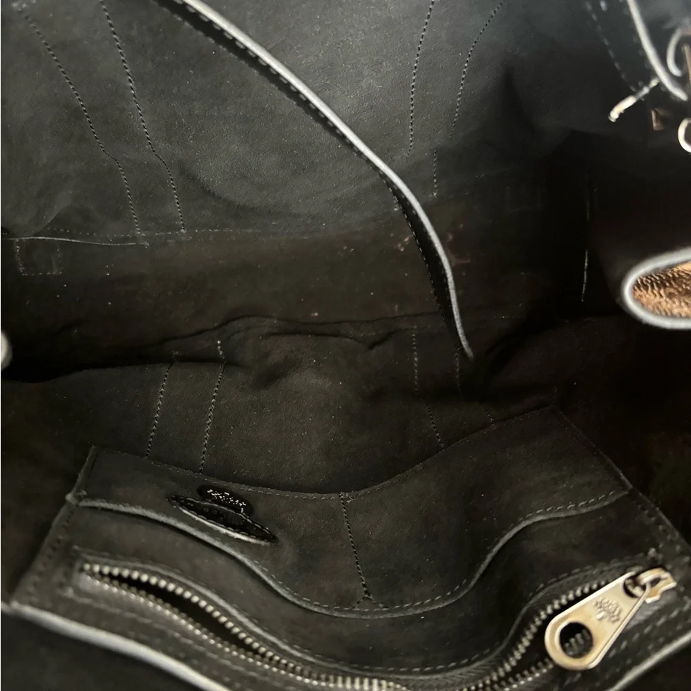 Mulberry Glossy Black Satchel purse - Picture 9 of 12